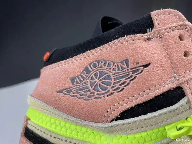 1st Kicks Shoes Air Peach 1 Switch CW6576-800 High Jordan 0615